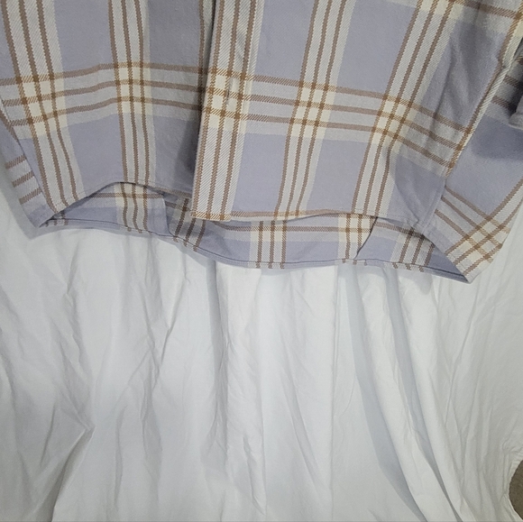 Moussy Oversized Women's Heavy Flannel Plaid Shacket shirt jacket lagenlook rare - Picture 3 of 10